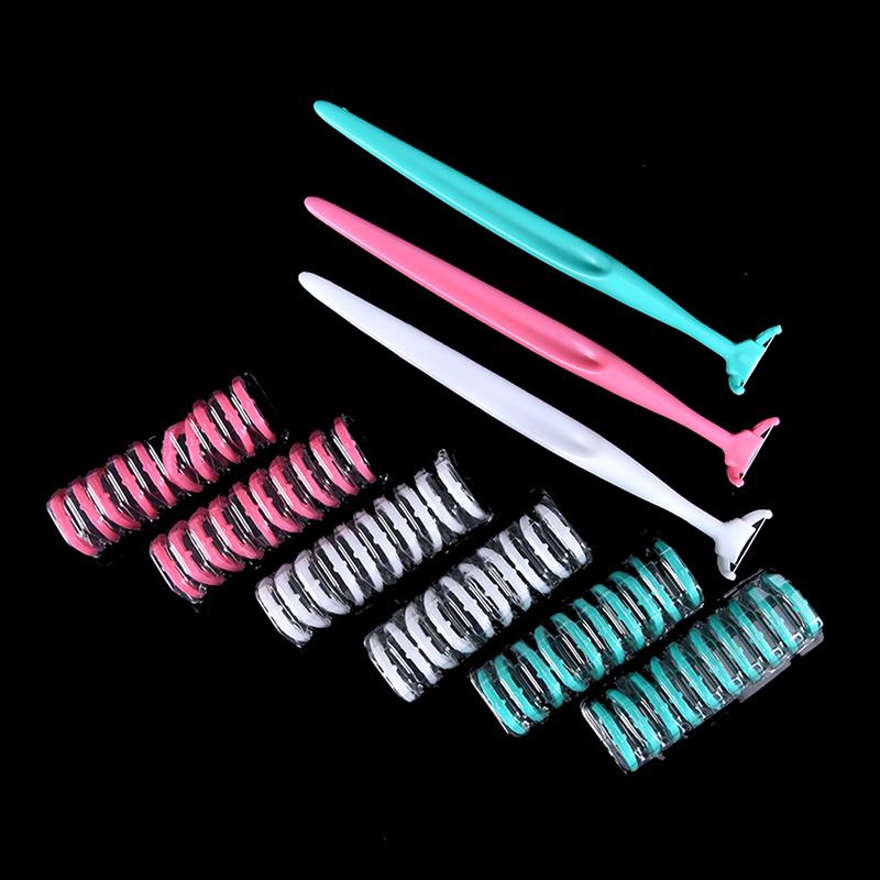 20 Stück Zahnseidekopf+1 Stück Griffbürste Zahnseidekopf Auswechselbar Zahnstocher