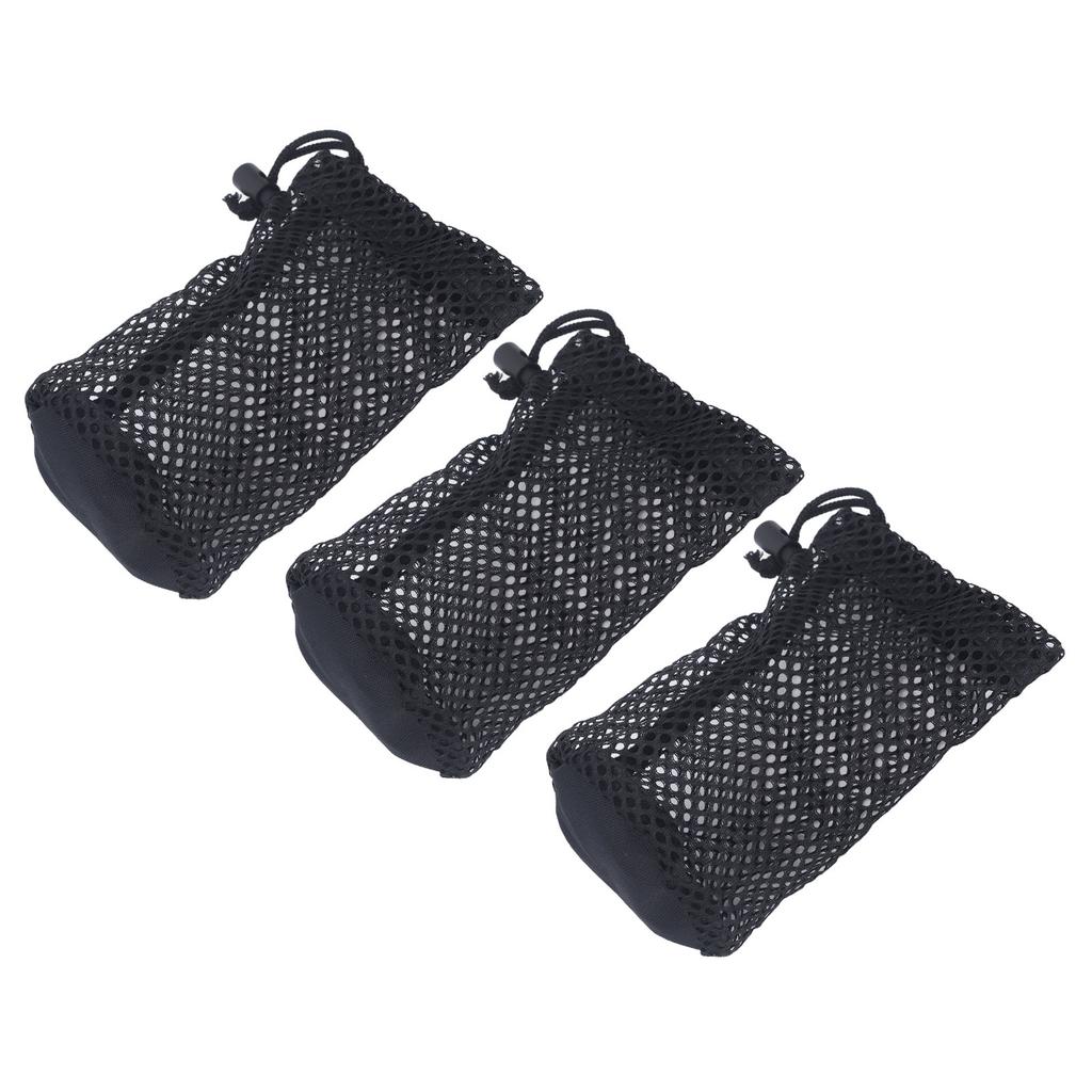 3Pcs Golf Mesh Bag Nylon Golf Ball Net Bag Utility Accessory Organizer for 12 To 16 Balls