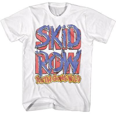 Maglietta da uomo Skid Row Logo Youth Gone Wild T-shirt Grafiche Vintage