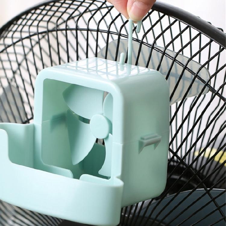 Flexible Adjustable Fan Cooling Unit Add Ice Cubes Plastic Texture for Quick Breeze in Home Office Outdoor Areas