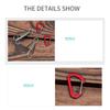 Outdoor Camping Octopus Rope Buckle Camping Deck Nail Fixed Tent Rope Buckle Spring Wind Rope Hook