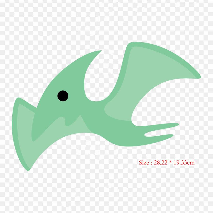 

Птеродактили инкапсулированные постскриптум Юрского периода утюг на теплопередаче печать виниловые нашивки наклейки для одежды DIY аппликации моющиеся патчи