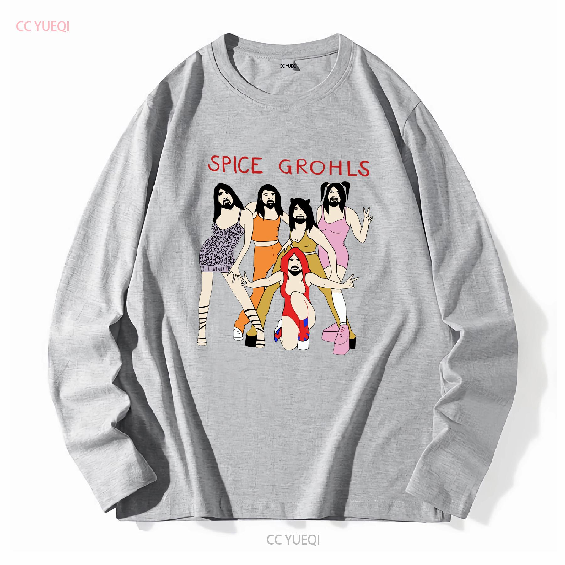 

Spice World T Shirt Grohls Game Inspired 90S S 4XL long or short sleeves vintage Washed Versatile streetwear homme Comfortable S