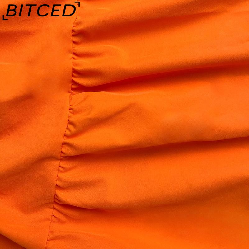 BITCED Spring Women's Commuter Mid-Waist Trendy Strappy Full-Skirted Fashionable Casual Set