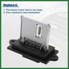 Motoforti HVAC Blower Motor Resistor Replacement Fit for Nissan Cube - Pack of 1 Black Silver Tone White Long-lasting