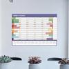 New Wall-mounted Planner, Year-round Calendar, January To December Year-round Planner, -colored Organization For Home, And School,74*52cm.