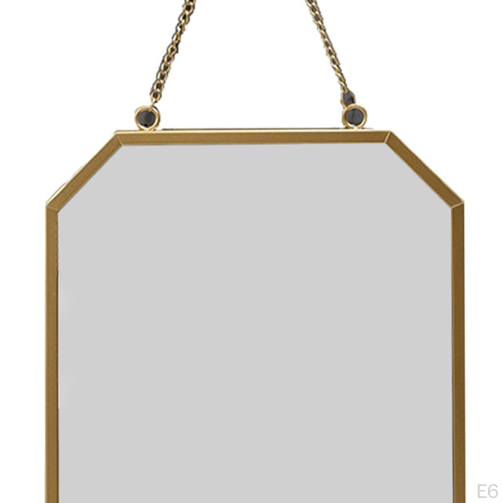 Chic Gold Chain Hanging Mirror for Modern Home Decor