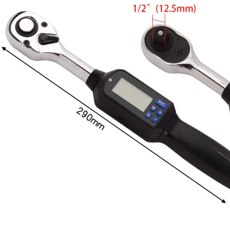 Mini Digital Display Torque Wrench High Precision 100Nm Torque Measuring Tool Car And Bicycle Repair Spanner