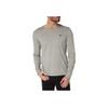 Polo Ralph Lauren Ss24 Solid Color Crew Neck Logo Embroidered Long Sleeve T-Shirt Men Tops Gray 710587355-017