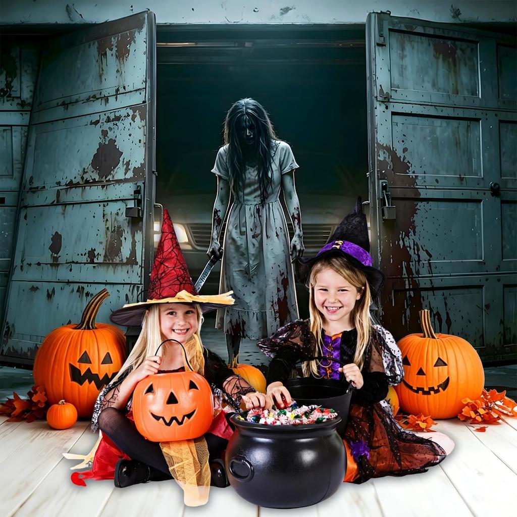 479. Halloween Dekorationen Garagentor Abdeckung Banner Hängende Wand Kulisse 8X7FT