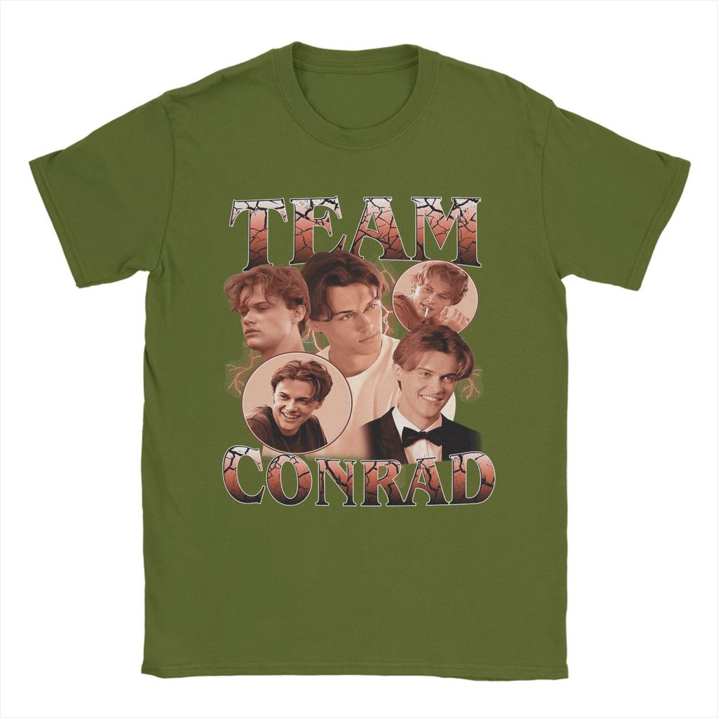 Novelty Team Conrad Fisher Retro Bootleg T-Shirt Men Round Neck Cotton T Shirts  Short Sleeve Tees Birthday Gift Tops