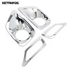 Accessories For Toyota RAV4 RAV 4 2013 2014 2015 Chrome Front Rear Fog Light Lamp Cover Trim Foglamp Bumper Foglight Protector
