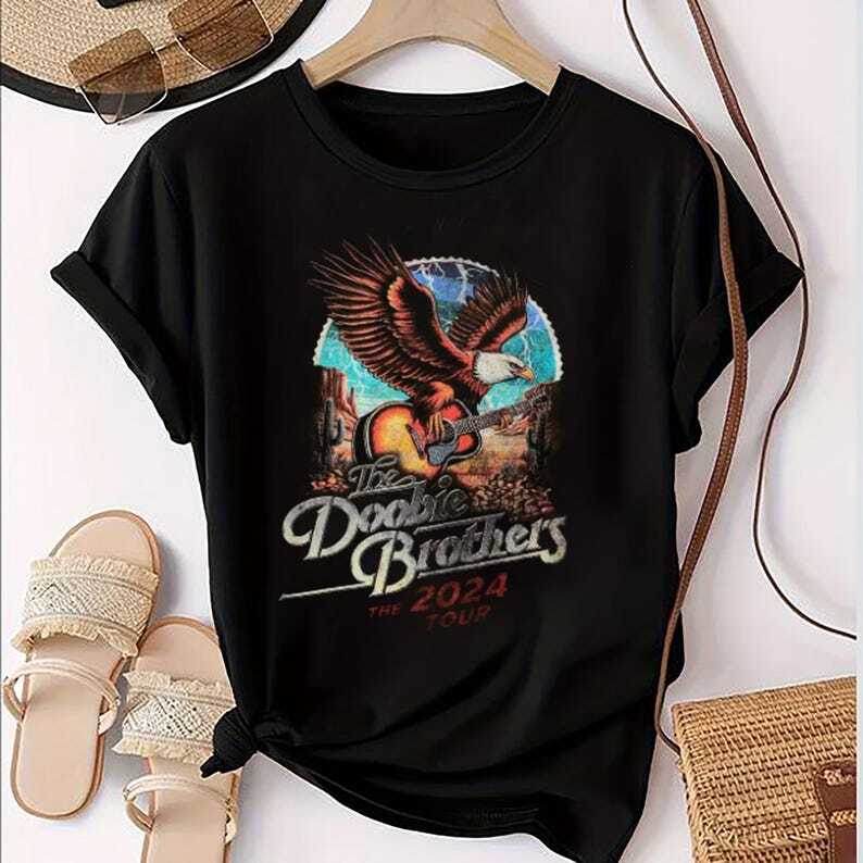Doobie Brothers 2024 Tour Shirt, Concert Merch, Fan Gift L