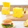 Sliced Cheese Storage Container Plastic Butter Block Lid Box Cheese Slice Saver Flip Slice Cheese Box Kitchen Gadgets