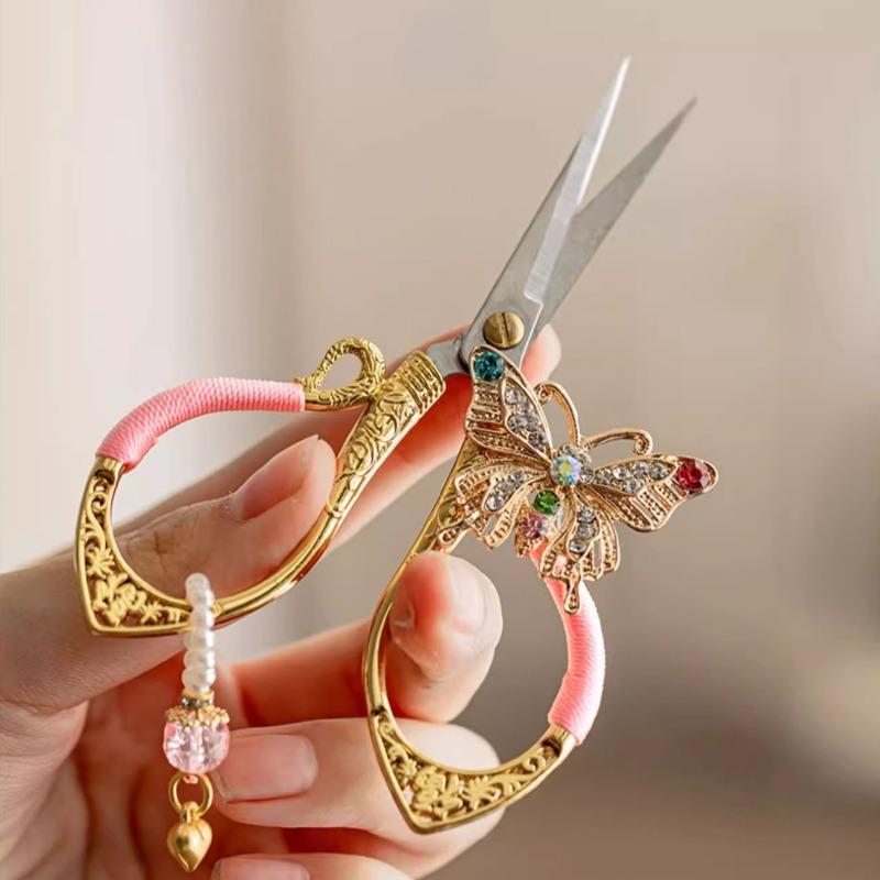 Small Butterfly Tea Scissors Premium Tea Ceremony Accessory for Home Use