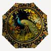 1PC Peacock, Floral Umbrella-8-Rib Reinforced, Automatic Open, Lightweight & Durable, Cute Fashion Accessory for Outdoor-K1275
