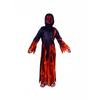 Kinder Halloween Flammen-Kobold Robe Cosplay Bühnenparty Kostüm, Kinder Sensenmann Performance Kostüm