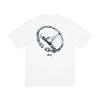 Camiseta de Algodón Unisex de Corte Holgado con Estampado de Letras Camiseta Casual de Manga Corta para Adolescentes y Adultos
