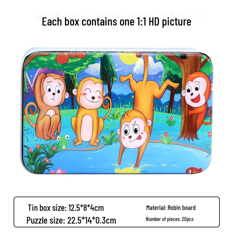 60-Piece Wooden Jigsaw Puzzle for Kids – Anime Cartoon Educational Toy Gift
