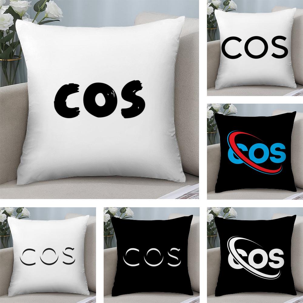 C-COS C-Collection Cushion Cover Soft Plush Fabric Double-Sided Printed Sofa Cushion Cover for All Seasons Home Decor Gift