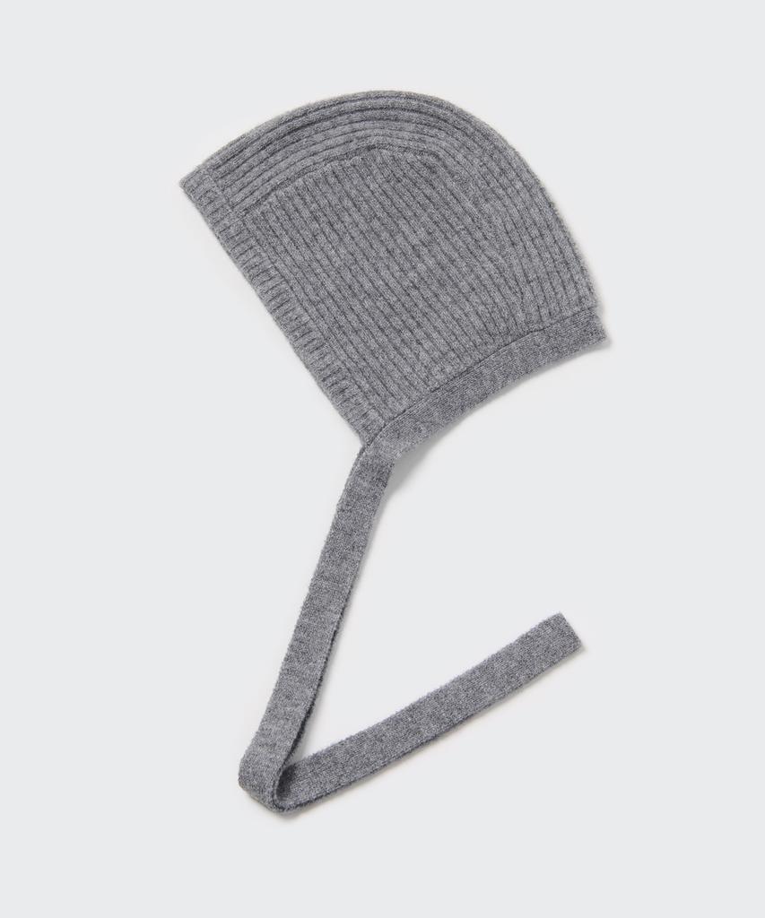 MUSINSA STANDARD WOMAN Women'S Knit Tie Bonnet [Medium Grey]