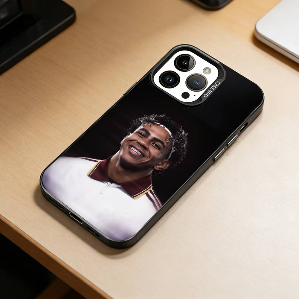 Чехол для телефона L-Lamine Y-Yamal для iPhone 17,16,15,14,13,12,11 Plus,Pro Max,XS, Цветной Серебристый Черный Чехол