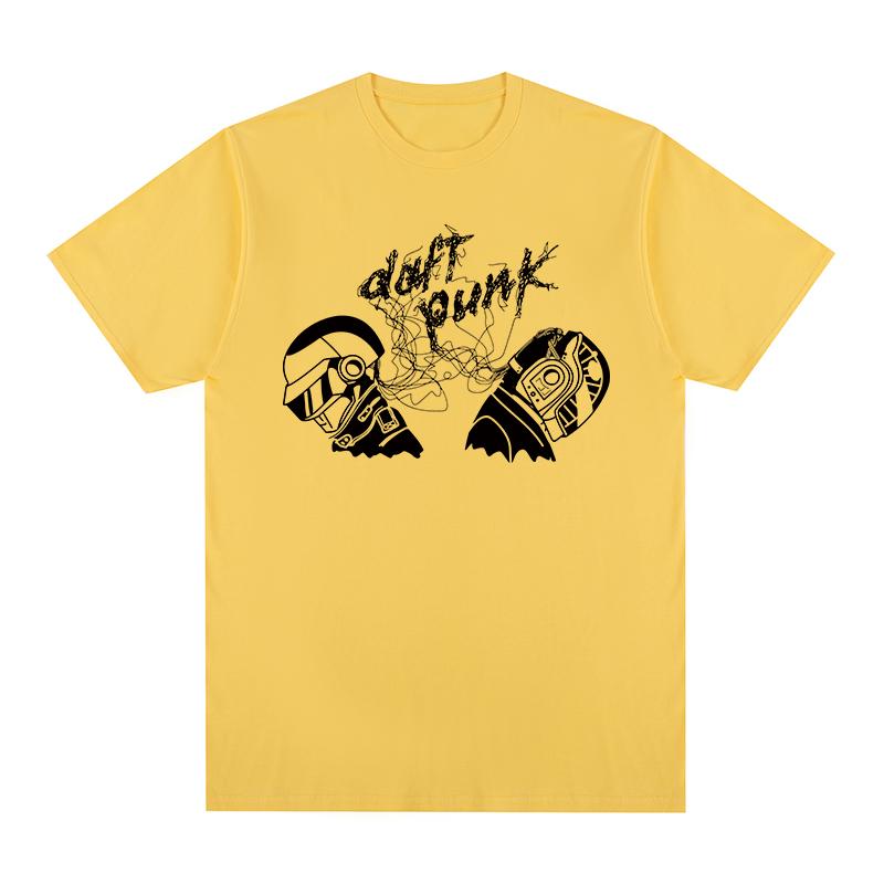 

Daft Punk T-shirt Electronic Music Band Tribute Cotton Men T Shirt New TEE TSHIRT Womens Tops Unisex M