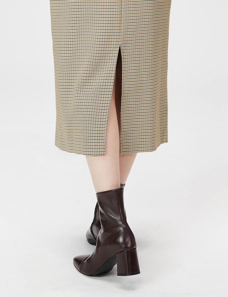Lily Brown Straight Silhouette Jumper Skirt LWFO224057 Women's BEG 0