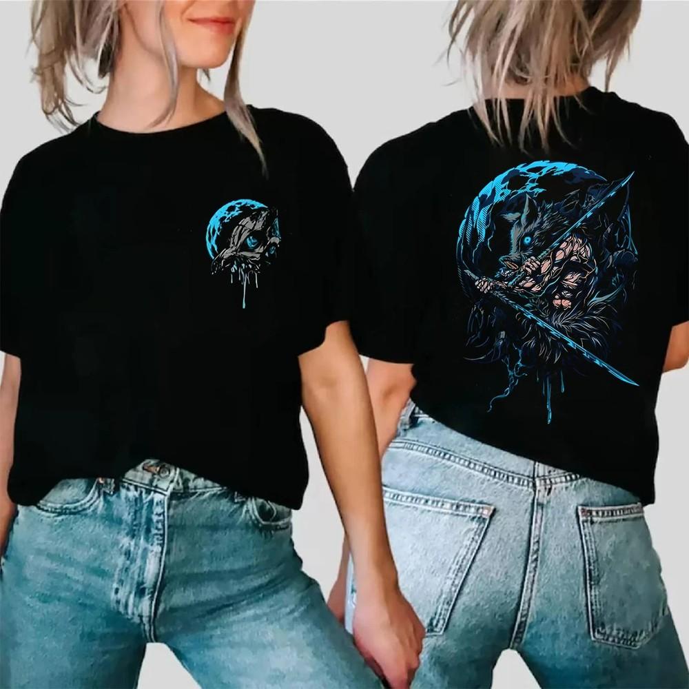 NEW Demon Slayer Anime  Kimetsu no Yaiba Movie 2025 Shirt Inosuke Hashibira Unisex T-Shirt L