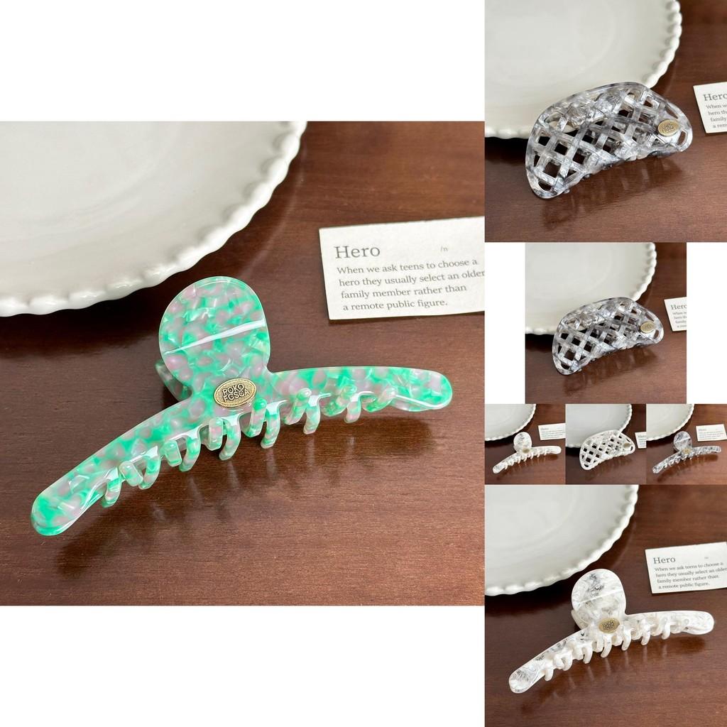 Trendy Retro Hollow Hair Claw Clip In Multiple Elegant Colors For Fashion-forward Women