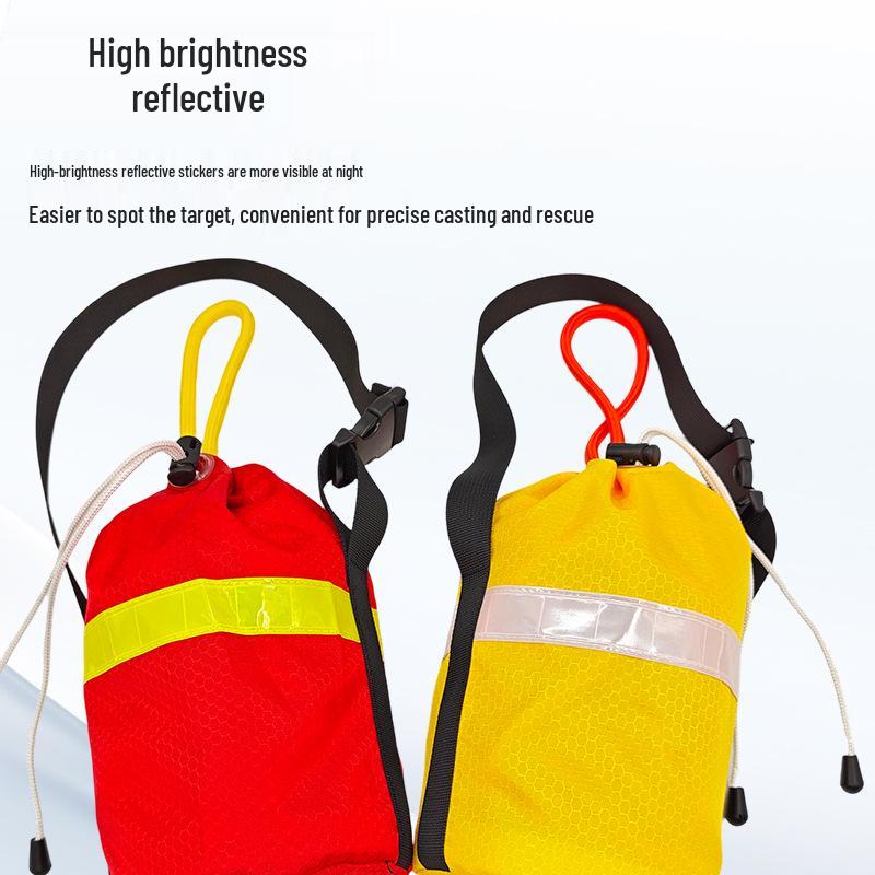 Reflective Floating Rescue Lifesaving Rope Bag for Water and Flood Emergencies