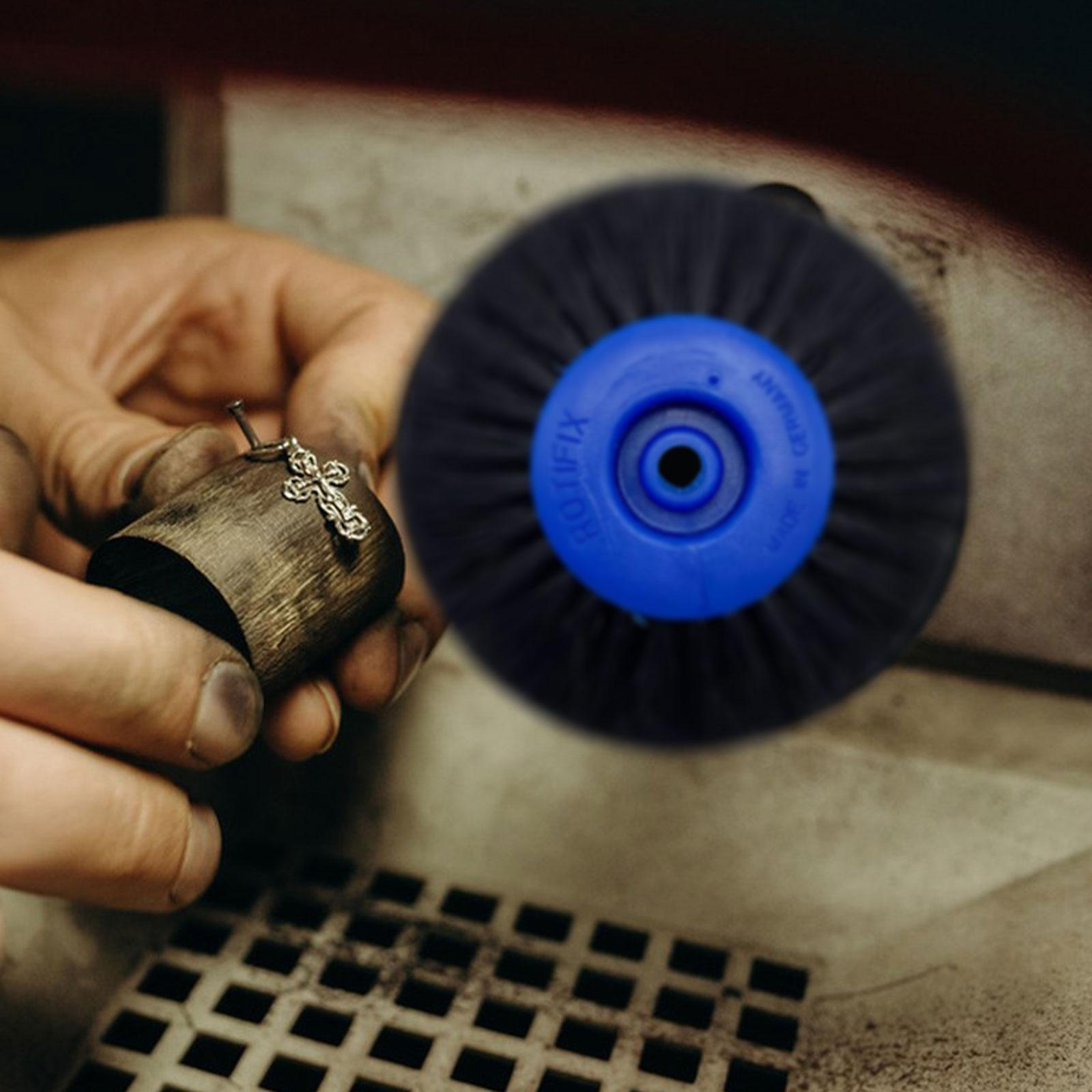 

Полировальная щеточная насадка для чистки и удаления ржавчины проволочная для часовщиков и мастеров Style A