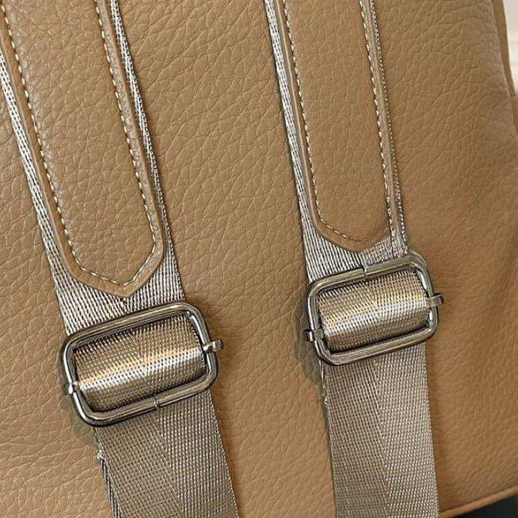 Mini-Rucksack mit Litschi-Muster, lässiger kleiner Rucksack für Damen