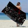 Serviette de plage Assassin Game Serviette de plage en microfibre Super douce et absorbante pour la salle de bain, la plage, le voyage Accessoire pour le bain, Cadeaux pour fans