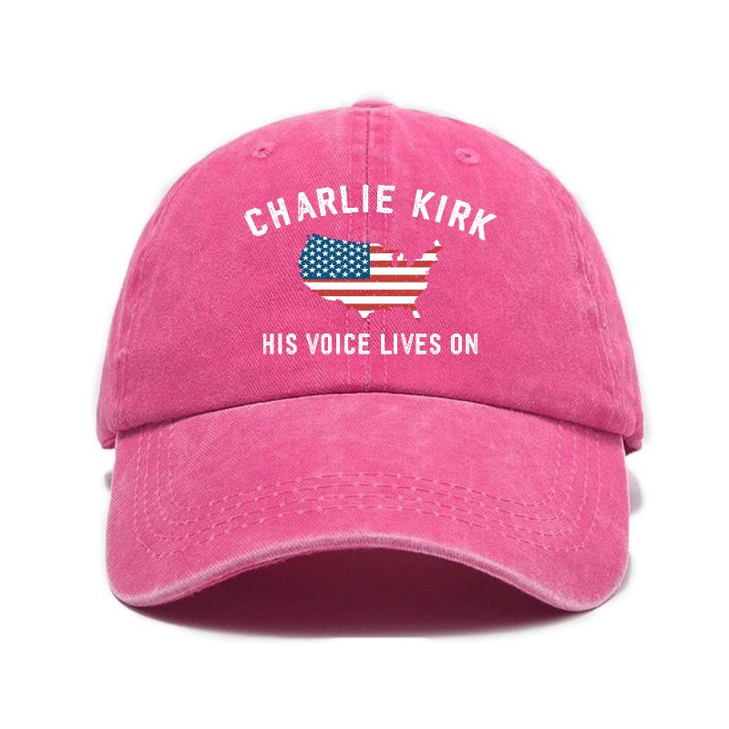 Fashion and casual American printed washed old soft top sunshade baseball cap Unisex baseball cap
