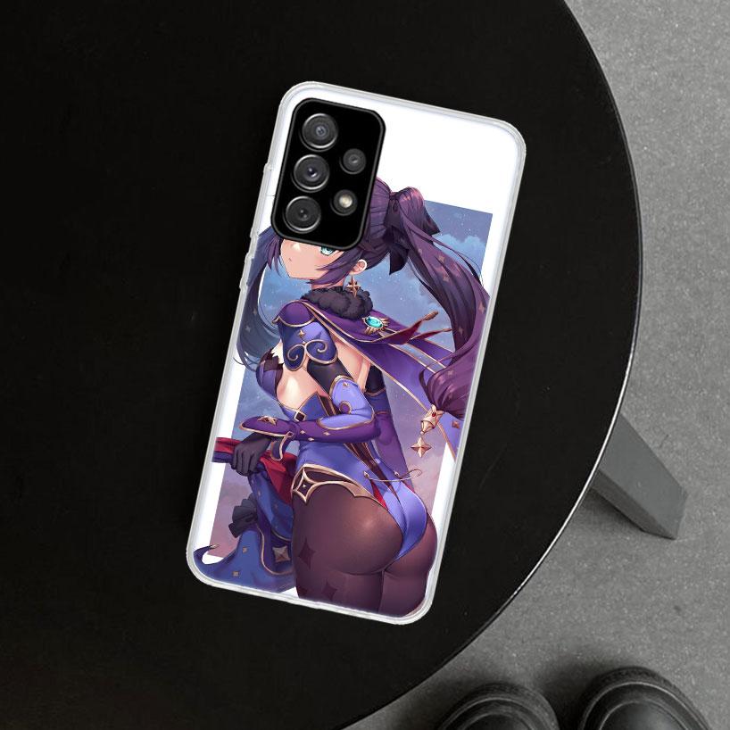 Genshin Impact Mona Girl Phone Case for Samsung Galaxy A17 A16 A26 A36 A56 A57 A37 A15 A25 A35 A55 A14 A24 A34 A54 A13 A23 A33 A