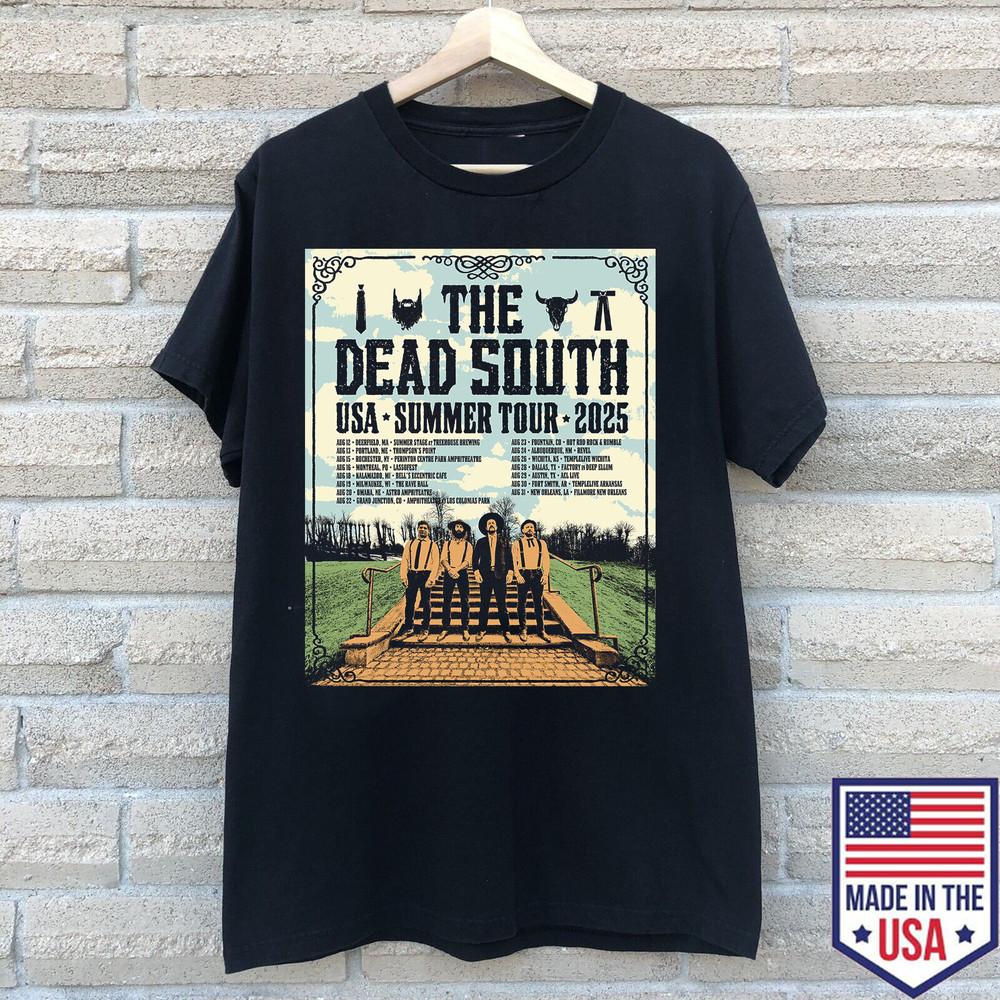 

The Dead South США Летний Тур 2025 Футболка Полный Размер S-5XL Унисекс Футболка M