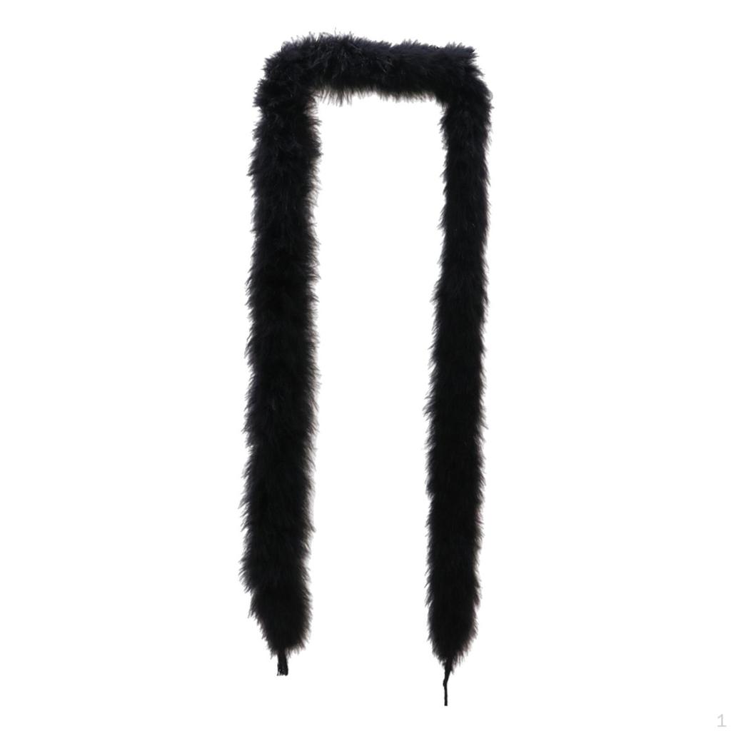 Artificial Craft Fabrics, Soft Feather Strips, Wool Strips for Decoration, Clothing, Party, Crafts