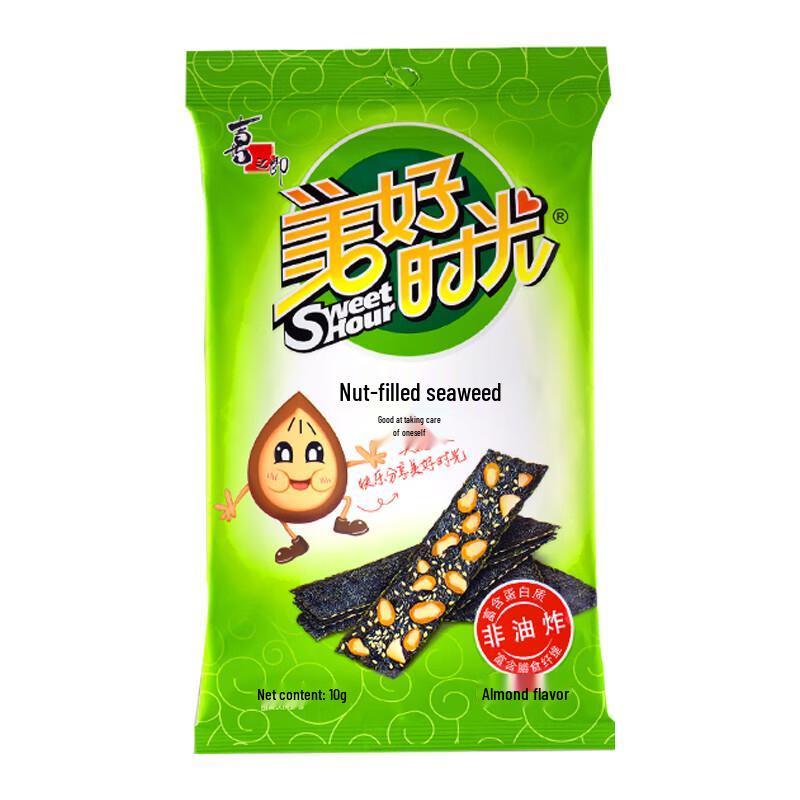 Xizhilang Meihua Shiguang Nut Sandwich Seaweed Snacks