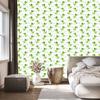 Crocodile Wallpaper White, Lime and Cream for Living Room and Bedroom 50x1000