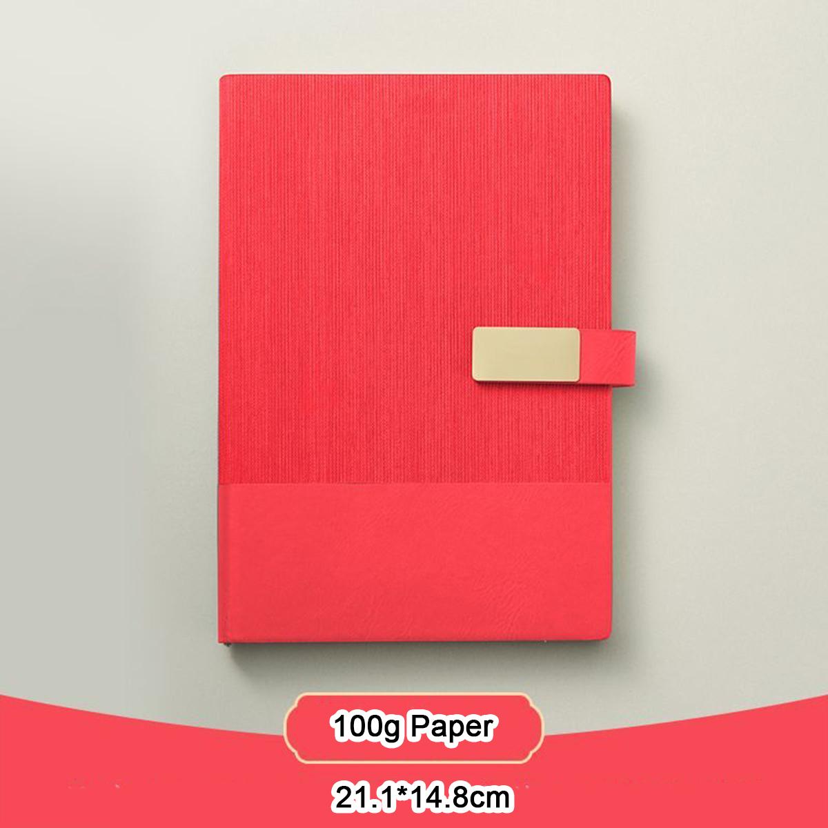 

Деловой блокнот А5 с кожаной пряжкой, журнал для записей рабочих совещаний, предметный блокнот, утолщенный студенческий дневник, сувенир, 100 листов, 200 страниц A5