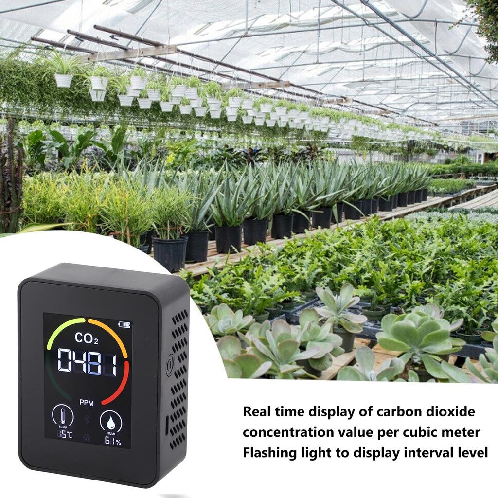 CO2 Detector Semiconductor Air Quality Monitor Temperature Humidity Sensor ZN MT03 Pollution Ventilation Tester