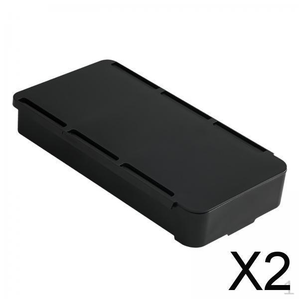 

2x Удобный ящик для хранения, стол-органайзер под стол, скрытый, самоклеящийся, многофункциональный