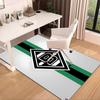 1PC Green Black Borussia Rug Game Carpet, Floor Mat for Bedroom Living Room Entryway Rug, Home Decor Idea Gift for Christmas birthday
