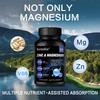 Zink Magnesium & Vitamin B6 Kapseln, Mineralisches Nahrungsergänzungsmittel mit Schwarzer Pfeffer Extrakt, 120 Kapseln