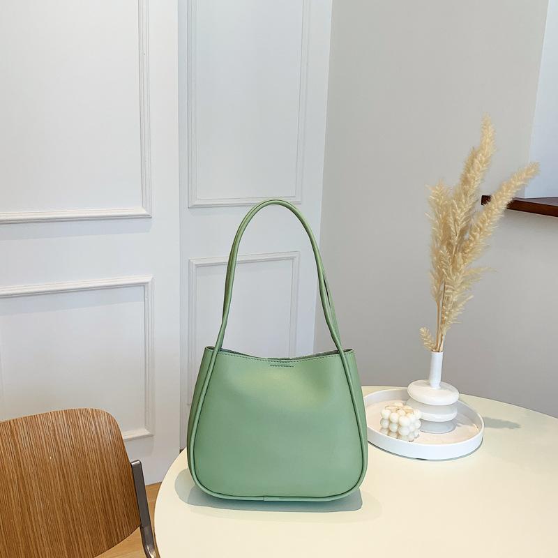 Internet Celebrity Large-capacity Soft Leather Bag Women's 2025 Summer New Foreign-style Texture Shoulder Underarm Bag Tote Bag Women's Bag