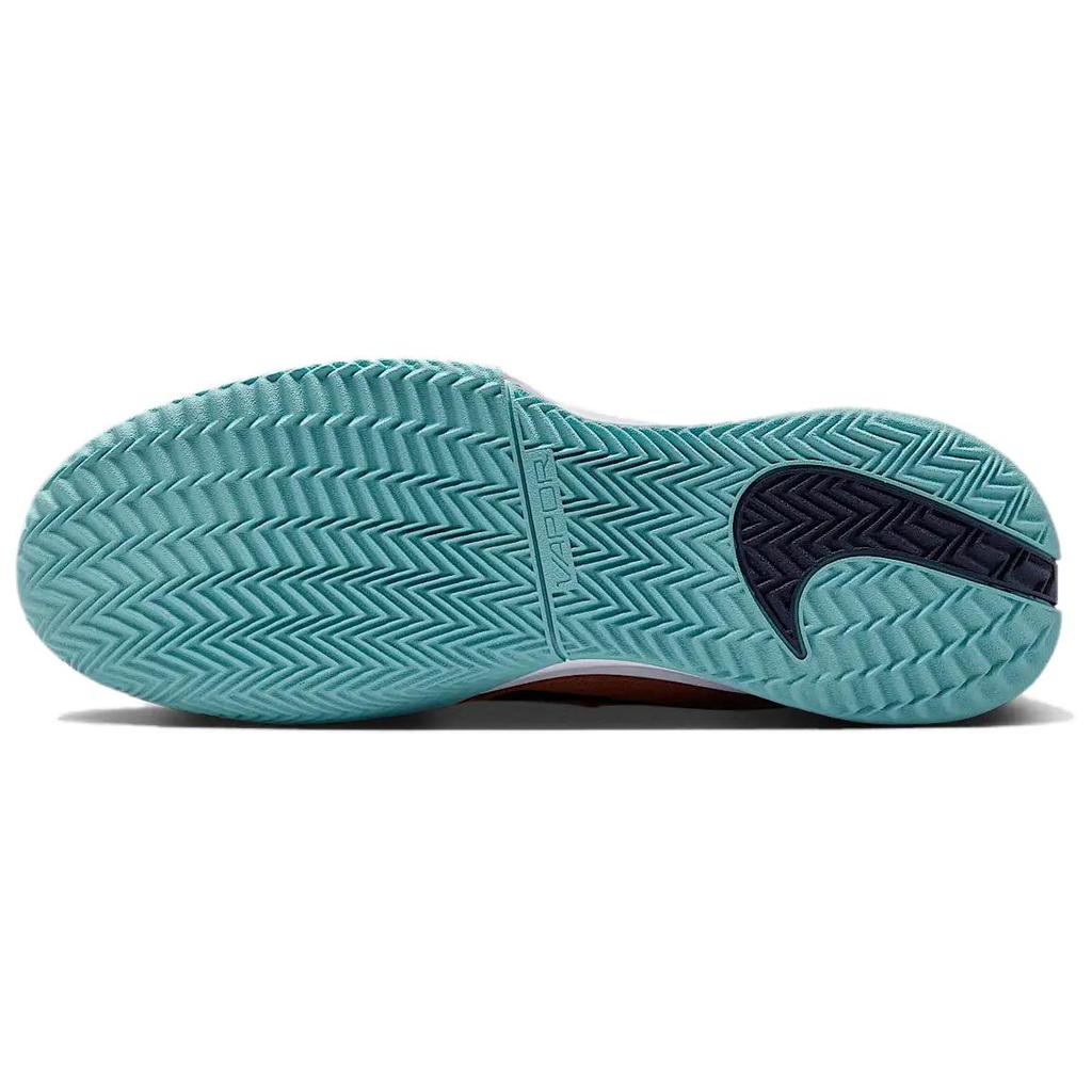 NikeCourt Air Zoom Vapor Pro 3 Clay Apricot Agate Obsidian Men Sneakers Orange White Denim-Turquoise HQ6034-800