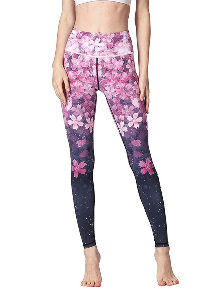 

Женские леггинсы Ashley Yoga с принтом «Цветущая сакура», влагоотводящие, быстросохнущие, тянущиеся, длина 9/10, (04#), YG196,M