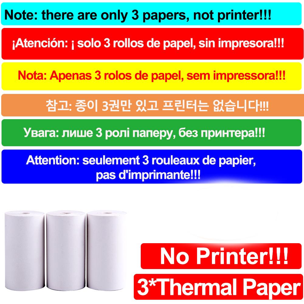 Mini Portable Thermal Printer Bluetooth Compatible iPhone Android, 58mm Paper Instant Pocket Printer for Pos, Labels Receipts