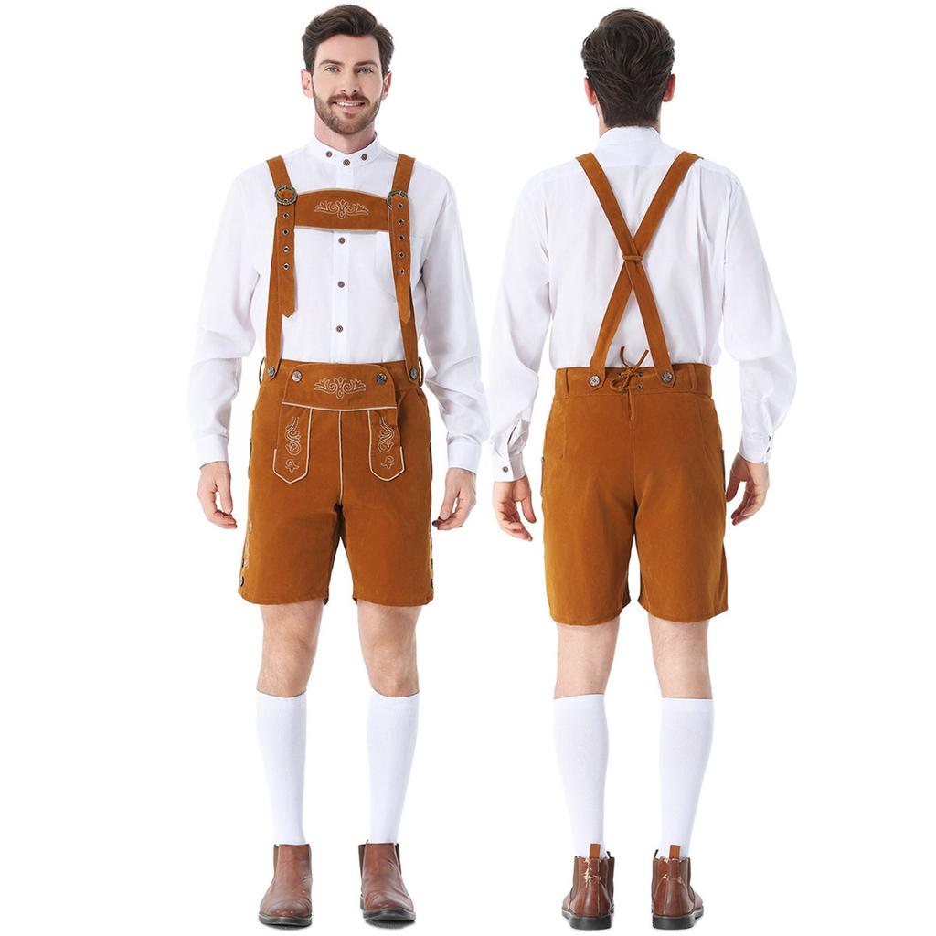 Men's Bavarian Plaid Shirt for Oktoberfest Festival